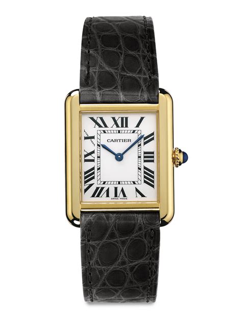 cartier tank solo small gold.